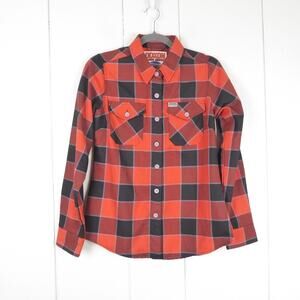 Dixxon Flannel x Harley Davidson Shirt Womens SZ S Hill City Midweight Workwear